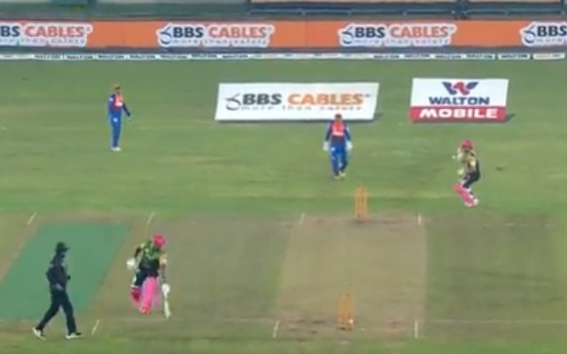  How’s that possible ? : Andre Russell’s bizarre run out will leave you scratching your head: Watch