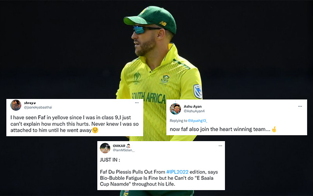  ‘Ee sala cup namade’: Twitter goes berserk as Faf du Plessis named Bangalore captain