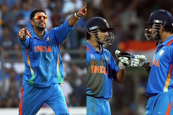  Yuvraj Singh praises MS Dhoni for World Cup win, Gautam Gambhir comes up with a witty reply