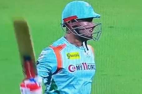 Watch: Marcus Stoinis loses his cool, abuses the umpire over a controversial call