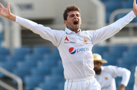 Watch: Shaheen Shah Afridi cleans up Marnus Labuschagne to bag his first County wicket