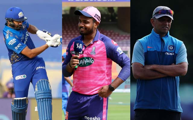  Sanju Samson heaps praise on Rohit Sharma and India head coach Rahul Dravid