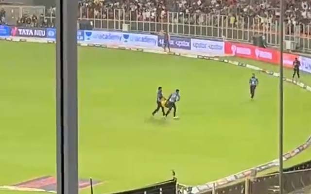  Watch: Virat Kohli’s craze witnessed in Ahmedabad as a fan invades the pitch