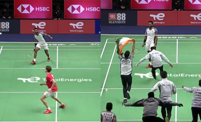  Watch: Team India’s celebrations after reaching the maiden Thomas Cup final