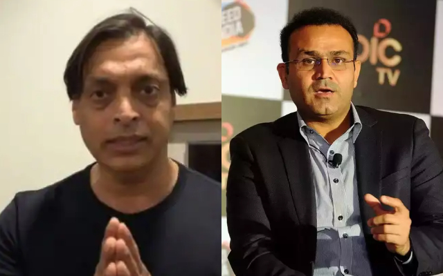  Virender Sehwag makes a big revelation about Shoaib Akhtar’s bowling action