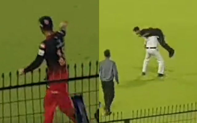  Watch: Virat Kohli left in splits as pitch invader is taken out by security personnel