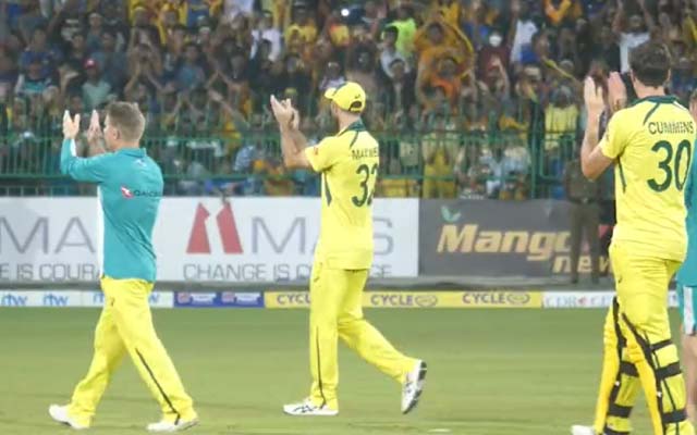  ‘Thank You Australia’- Sri Lankan fans show their gratitude to Australia after the fifth ODI