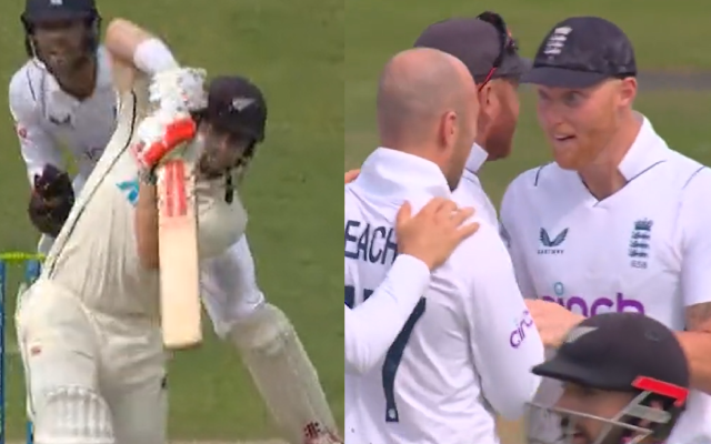  Watch: Henry Nicholls gets out  in the third Test against England in the most bizarre fashion