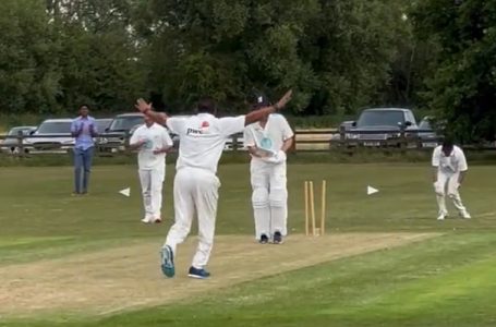 Watch: Wasim Akram turns back the clock, cleans up Mike Atherton in a charity match
