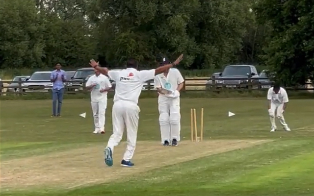  Watch: Wasim Akram turns back the clock, cleans up Mike Atherton in a charity match