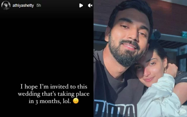  Athiya Shetty Fuels The Marriage Rumors With KL Rahul With A Cheeky Instagram Status