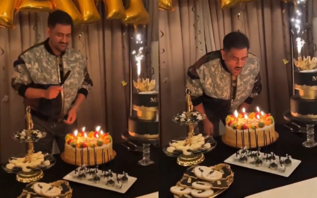  MS Dhoni Enjoys His Birthday In A Private Celebration With Close Ones In London