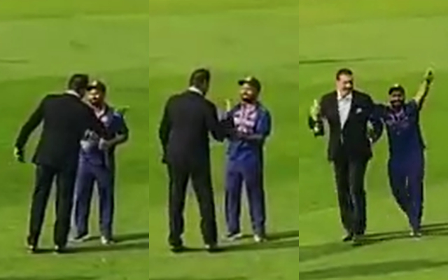 Watch: Rishabh Pant Gifts His ‘Player Of The Match’ Champagne To Former India Coach At Old Trafford