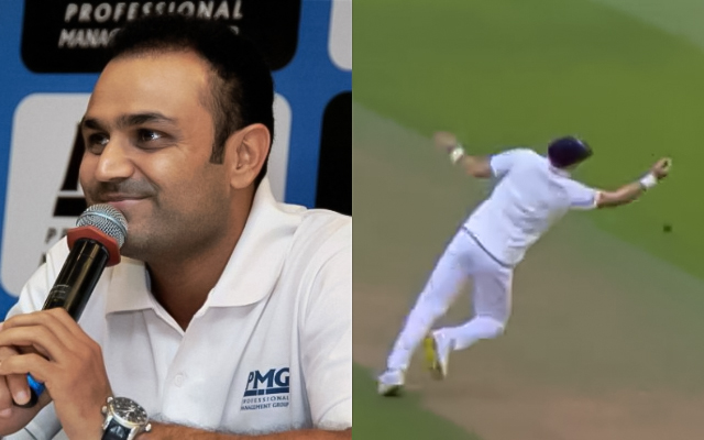  “Why Is He Not Removed From The Panel?” – Fans Fume After Virender Sehwag Mocks James Anderson By Calling Him “Bujurg”