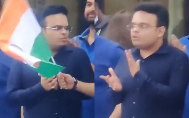  Watch: Indian Cricket Board Secretary Jay Shah Refuses To Take Indian Flag While Celebrating India’s win over Pakistan, Video Goes Viral