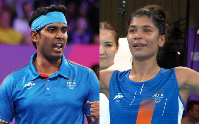  CWG 2022: Indian Olympic Association has named Achanta Sharath Kamal and Nikhat Zareen the flagbearers for the closing ceremony