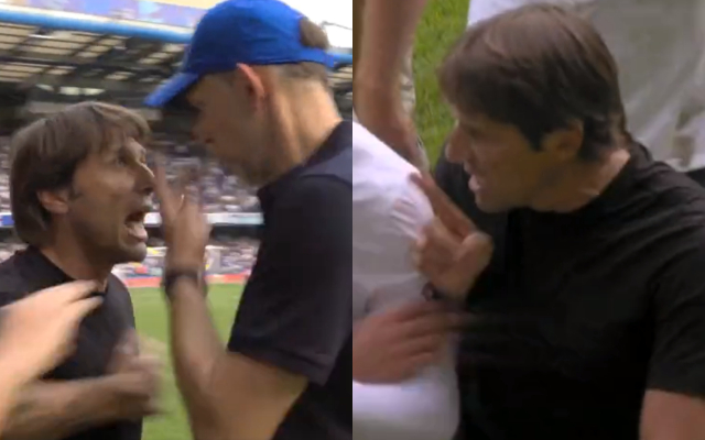  Watch: Thomas Tuchel and Antonio Conte Get Involved In A Heated Moment After A Dramatic 2-2 Draw At Stamford Bridge