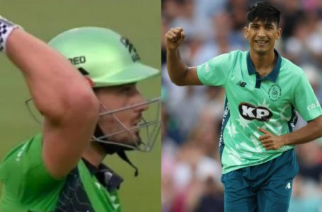 Watch: Marcus Stoinis Accuses Mohammad Hasnain Of Chucking After Losing His Wicket To Him In The Hundred