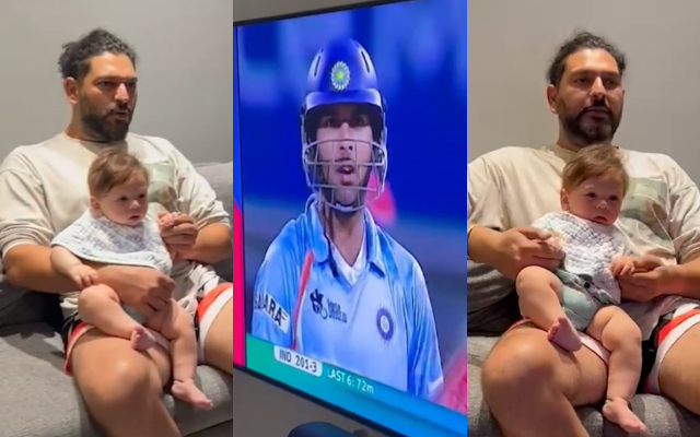  Watch: Yuvraj Singh Enjoys The 15th Anniversary Of His 6 Sixes In An Over With His Son, Video Goes Viral
