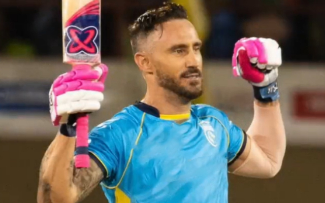  ‘Faf Special In The CPL 😍’ – Fans Go Crazy As Faf Du Plessis Hits A Century For St Lucia Kings In CPL 2022