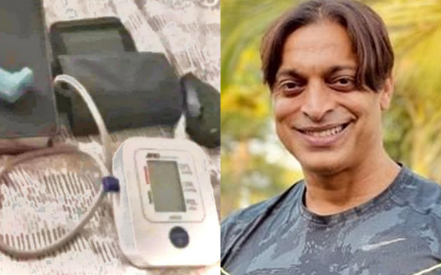  Shoaib Akhtar Shares A Picture Of A Blood Pressure Monitor Ahead Of The Asia Cup Final, Leaves Fans In Splits