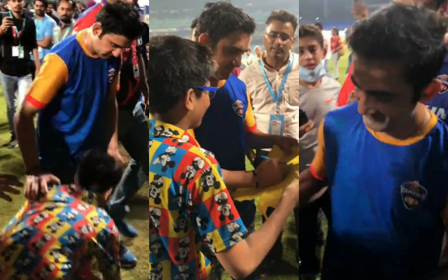  Watch: Gautam Gambhir Wins Heart Of A Young Fan In Legends League Cricket 2022, Video Goes Viral