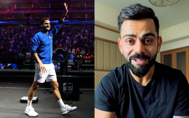  Watch: Virat Kohli Shares A Heartfelt Message For Roger Federer, Video Goes Viral