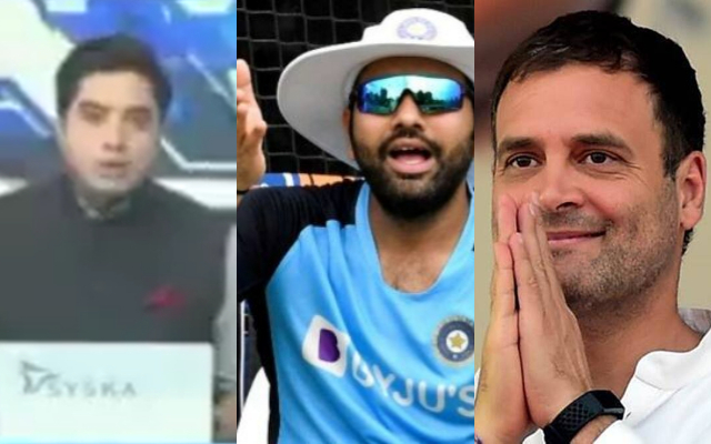  Watch: News Anchor Mistakenly Says Rahul Gandhi As India’s Second Opener For 20-20 World Cup, Video Goes Viral