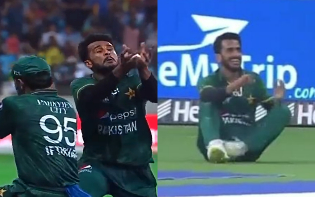  Watch: A Rare Incident Happened On The Ground After Hasan Ali And Iftikhar Ahmed Avoid A Collapse During The Asia Cup Match
