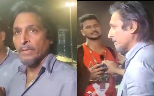  Watch: Ramiz Raza Snatches The Phone Of An Indian Journalist, Video Goes Viral