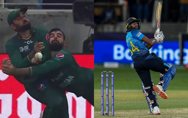  Watch: Shadab Khan And Asif Ali Involve In A Scary Collision, Former Falls Hard At The Ground