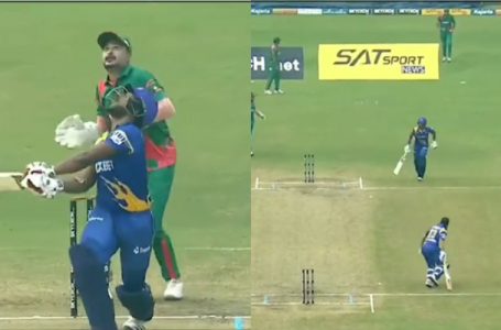 Watch: Bangladesh Legends’ hilarious fielding mess against Sri Lanka, fans in splits