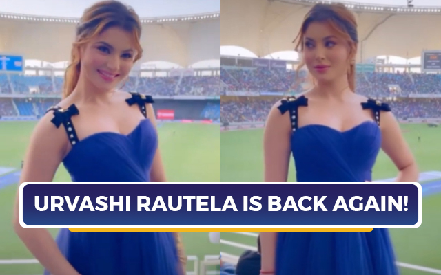 Watch Urvashi Rautela Shares Her Presence Again In India Vs Pakistan Game In The Asia Cup 2022