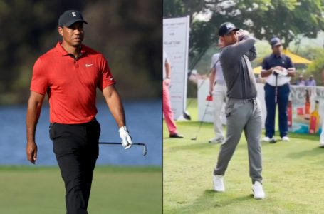 ‘Sorry Tiger Woods, you are not longer the best golfer’ – Twitter lauds MS Dhoni as his video of playing Golf surfaces on social media