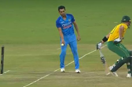 Watch: Deepak Chahar avoids mankading during the third T20I against South Africa