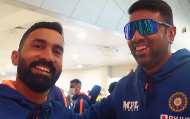  ‘Thank you for saving me’ – Watch: Dinesh Karthik hilariously thanks R Ashwin for winning game for India under pressure