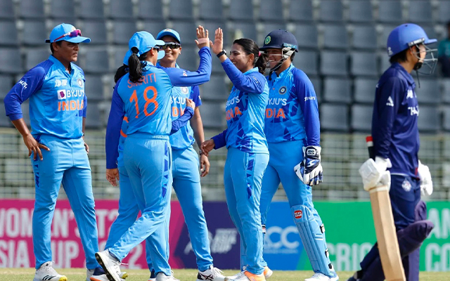  Women’s Asia Cup 2022: India annihilates Thailand in their last group game, assured of first place finish before the semifinals
