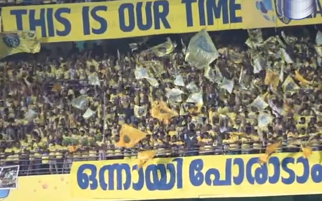  Watch: Kerala Blasters’ fans having the time of their life inside the Jawaharlal Nehru Stadium in Kochi