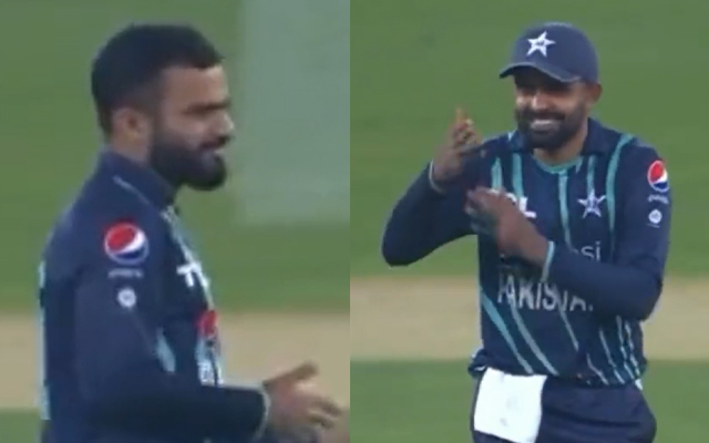  Watch: Pakistan spinner signals for DRS without Babar Azam, latter burst out laughing