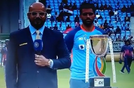 Watch: Deepak Chahar’s hilarious expression during the toss in the ongoing ODI between India and South Africa