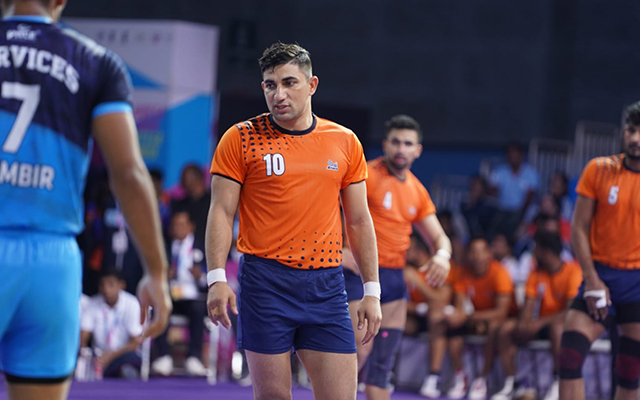  “Feels great to reach the National Games Final just before vivo Pro Kabaddi League,” says Nitin Tomar