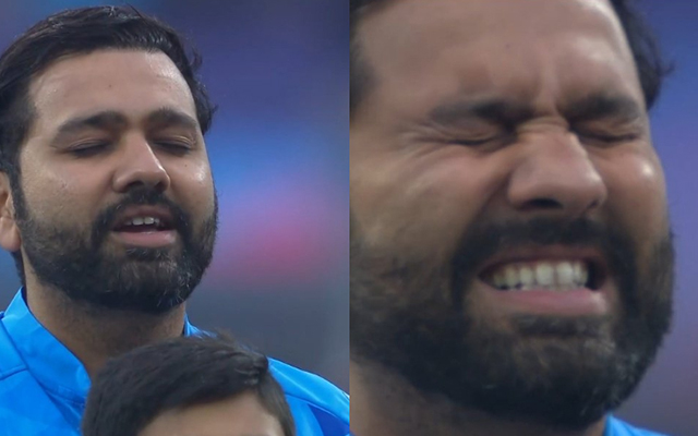  Watch: Rohit Sharma gets emotional after India’s national anthem ends before India-Pakistan game