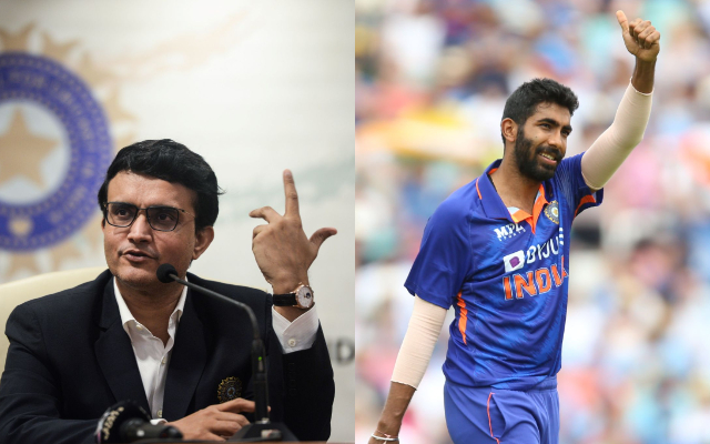  Sourav Ganguly opens up on Jasprit Bumrah’s chances of playing the 20-20 World Cup 2022