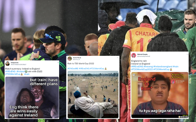  ‘They have different plans’ – Memes galore as rain plays spoilsport in 20-20 World Cup 2022