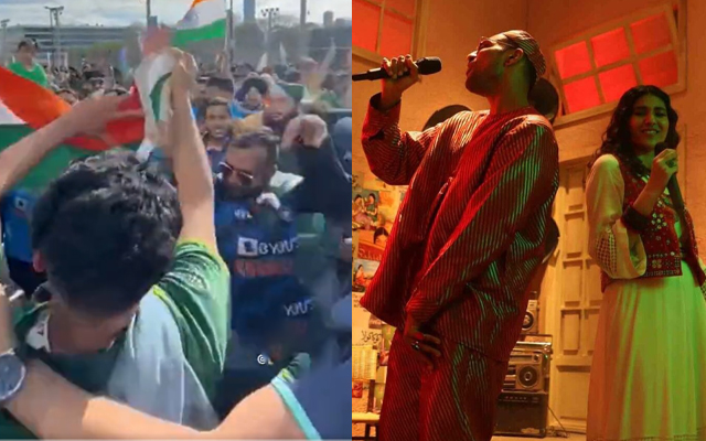 Watch: India and Pakistan fans dance to beats of ‘Pasoori’ before start of their 20-20 World Cup clash
