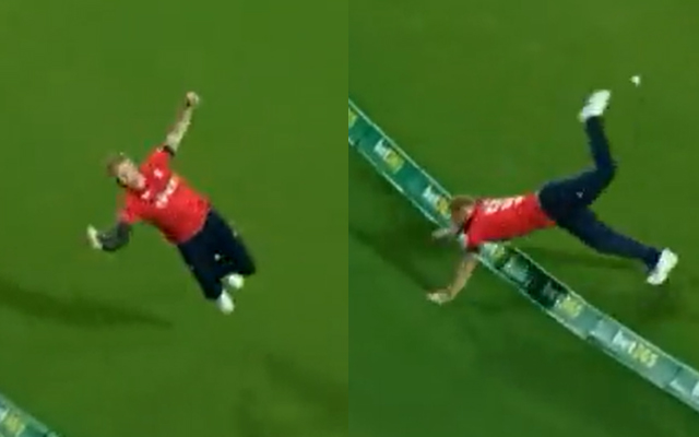  Watch- Sensational fielding! Ben Stokes flies off the boundary line, saves important runs for the team