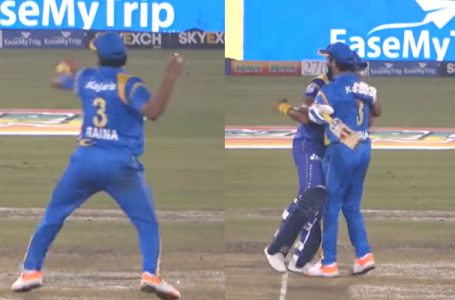 Watch- Suresh Raina and Tillakaratne Dilshan share a wholesome moment in Road Safety World Series final