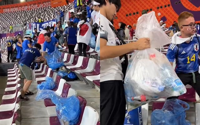  Watch: Japan fans ‘clean up’ stadium after FIFA World Cup 2022 game between Japan and Germany