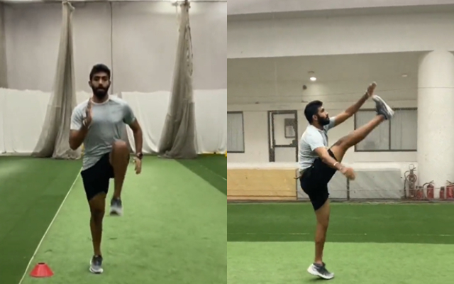  Watch: Jasprit Bumrah starts training after sustaining stress fracture, video goes viral