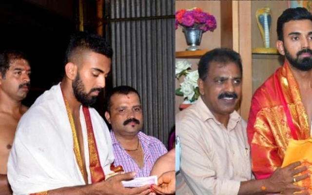  KL Rahul visits Kukke Subrahmanya temple before wedding announcement, images go viral